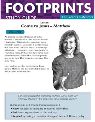 Footprints for Parents & Mentors Study Guide Lesson 1 - 10 copies