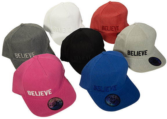 Flat Bill Snapback Cap - Believe the Promise