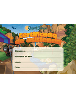Jasper Canyon VBS Certificate of Attend (Set of 10) Spanish