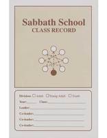 Adult Sabbath School Class Record Booklet