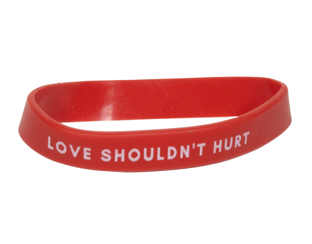 Love Shouldn't Hurt Wrist Band