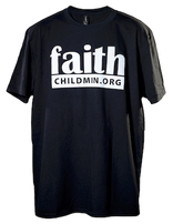 Camiseta Negra Faith | Ministerio Infantil