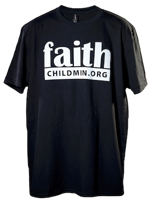Children's Ministries Faith T-Shirt - Black