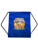 Fiercely Faithful String Backpack
