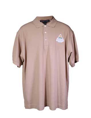 Adventist Logo Men's Polo Shirt, Stone