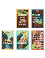 Mountain of Miracles VBS Key Verse Posters (set of 5) | Spanish