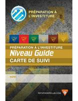 FRENCH Pathfinder Investiture Achievement Record Card - Guide