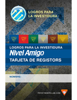 Friend Record Card - Investiture Achievement (Spanish)
