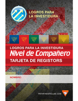 Companion Record Card - Investiture Achievement (Spanish)