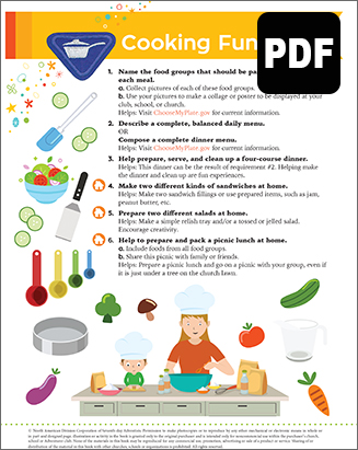 Sunbeam Cooking Fun Award - PDF Download