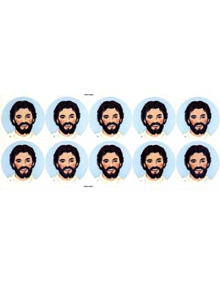 Face of Jesus Stickers