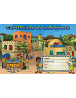 Heroes VBS Certificate of Attendance (Pack of 10) (Spanish)