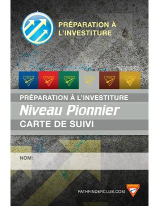 FRENCH Pathfinder Investiture Achievement Record Card - Ranger