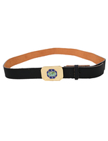 Master Guide Black Leather Belt Strap & Buckle