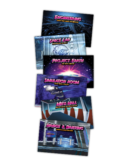 Galactic Quest VBS - Station Posters (set of 6)