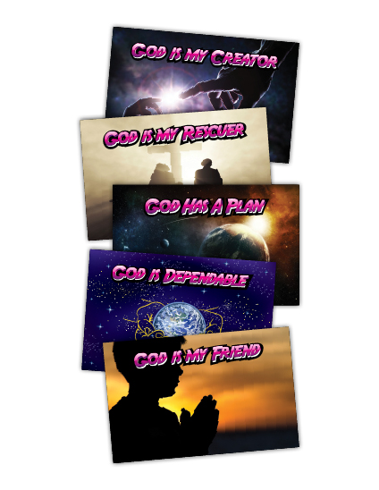Galactic Quest VBS - Star Point Posters (set of 5)