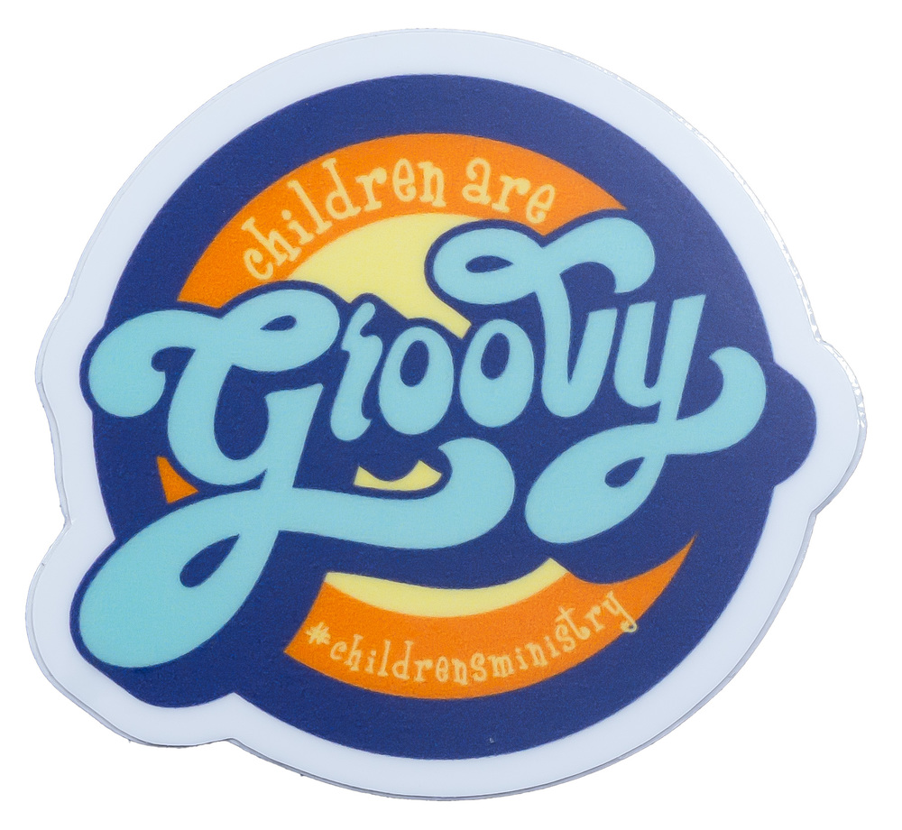 Children's Ministries Stickers - Groovy