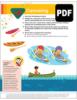 Helping Hand Canoeing Award - PDF Download