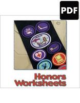Honors Worksheets PDF Download - English
