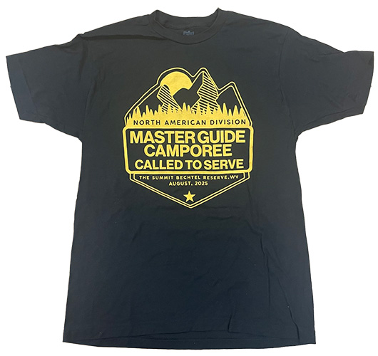 Master Guide Camporee 2025 Black T-shirt