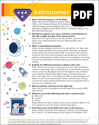 Builder Astronomer Award - PDF Downl