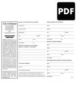 School Account Application PDF Download