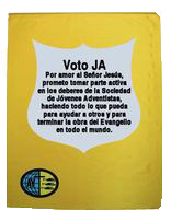 Bandera del Voto de los Jóvenes Adventistas | en Español