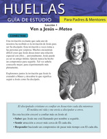 Footprints for Parents and Mentors Study Guide Lesson 1 (Spanish)