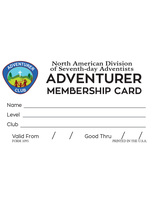Adventurer Club Membership Cards Set of 25