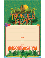 Thunder Island VBS Promo Posters (set of 5) Spanish