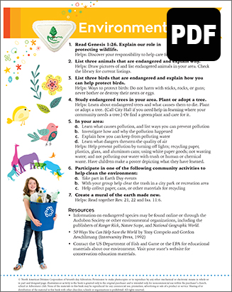 Helping Hand Environmentalist Award - PDF Download