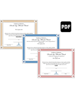 Certificado de ordenación | archivo descargable