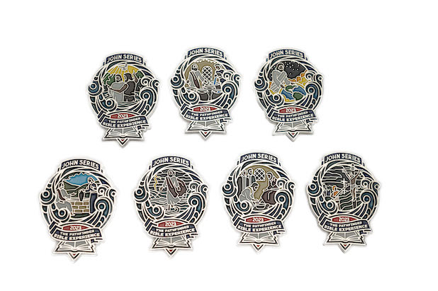 Pathfinder Bible Experience 2023 Pins (set of 7)
