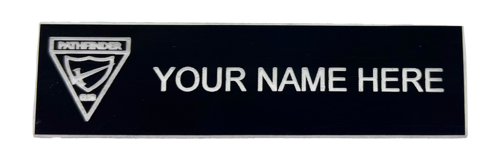 Pathfinder Custom Engraved Name Badge