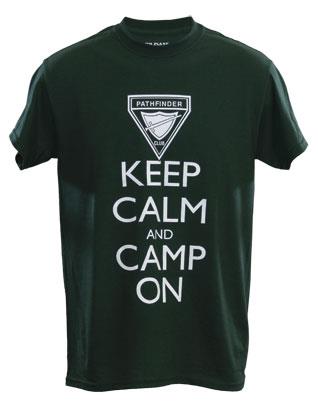  Keep Calm Camp On T-shirt 