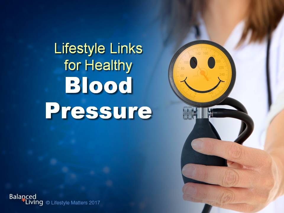 Lifestyle Links for Healthy Blood Pressure - Balanced Living - PowerPoint Download