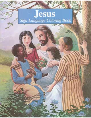 Jesus Sign Language Coloring Book