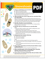 Builder Snowshoeing Award - PDF Download
