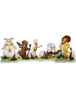 Mountain of Miracles VBS Stand-up Characters (set of 5)