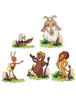 Mountain of Miracles VBS Stand-up Characters (set of 5)