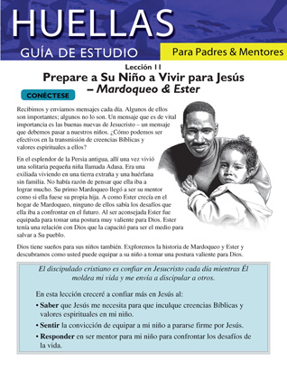 Footprints for Parents and Mentors Study Guide Lesson 11 (Spanish)